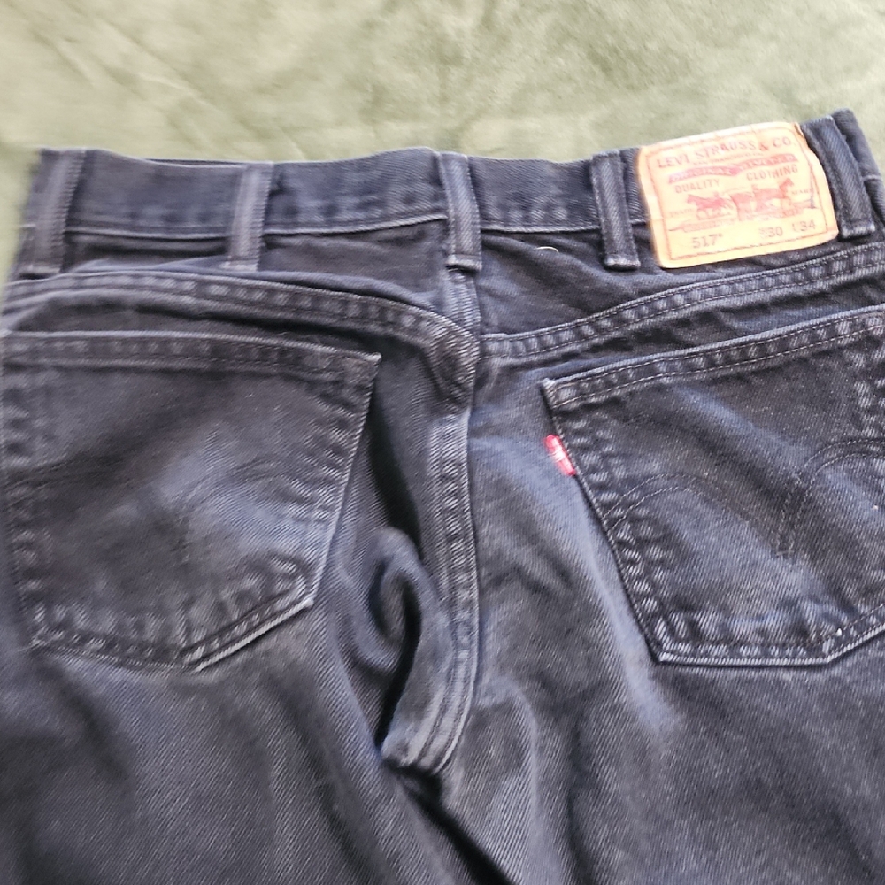 Levi's Men's Dark Gray Relaxed Jeans